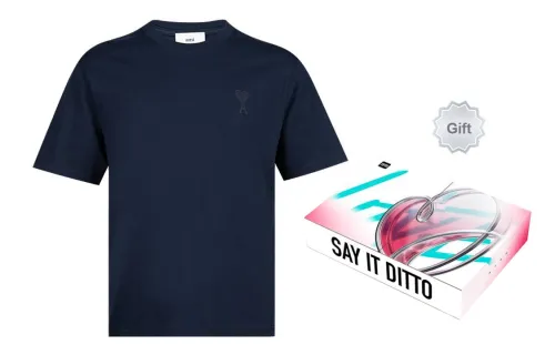 AMIPARIS T-Shirts Men Navy Blue - Gift Box Sets