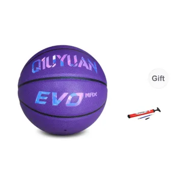 POVIT PU Basketball Purple Size 7 Training Unisex