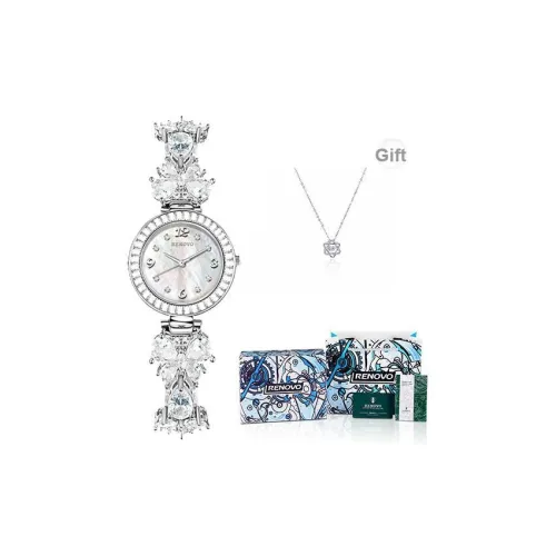 RENOVO Butterfly Love Collection Кварцевый механизм Часы Женские Жемчужная раковина Циферблат