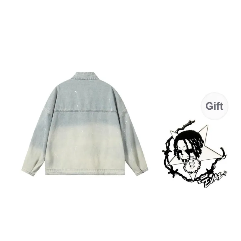 *EVAE+MOB Denim Jackets Unisex-3
