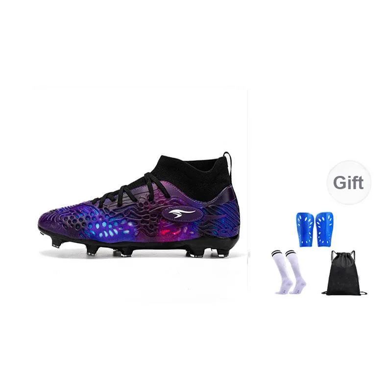SUNAIS MG Rubber Short Studs TF Rubber Broken Studs Artificial Ground, Natural Ground Breathable Soccer Shoes Unisex-18
