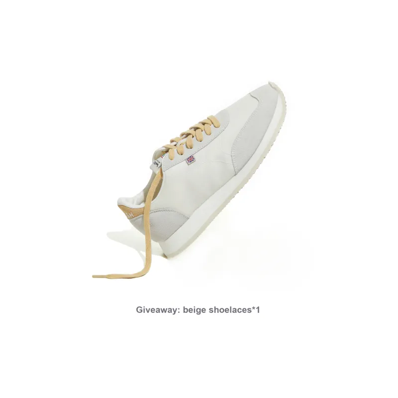 Norman Walsh Tdl Casual Shoes Unisex Low Top White/Custard-6