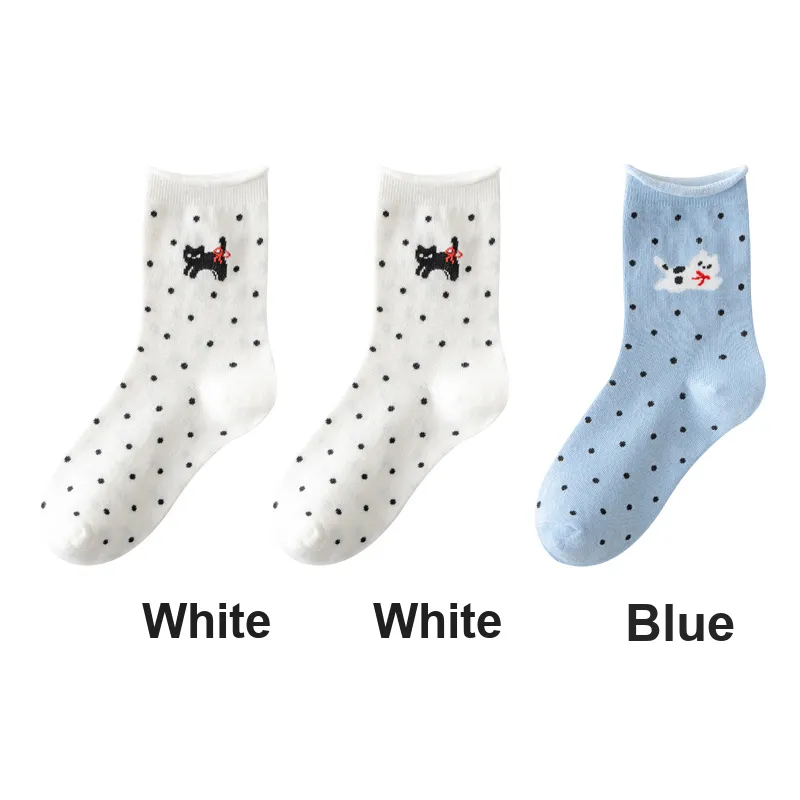 H YXIANG Mid Calf Socks Women's Combo Set-11