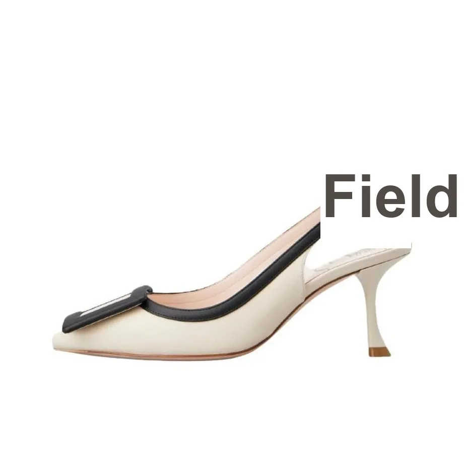 Roger Vivier Pointed Toe Slingback Pumps