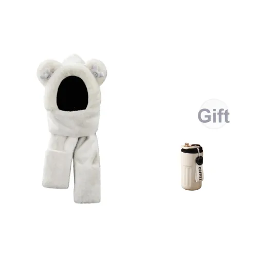 PISHUSHU Полиэстер Капюшоны и Плюшевые Шапки Женские