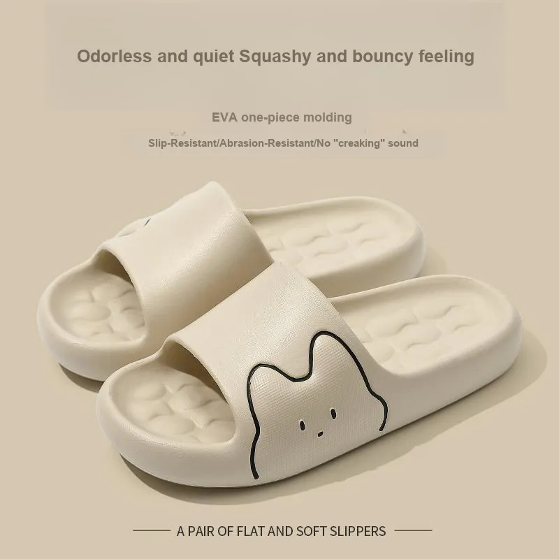 Foot Recreation Men And Women's Slippers Summer Home Indoor Bathing Slip Resistant Slippers-13