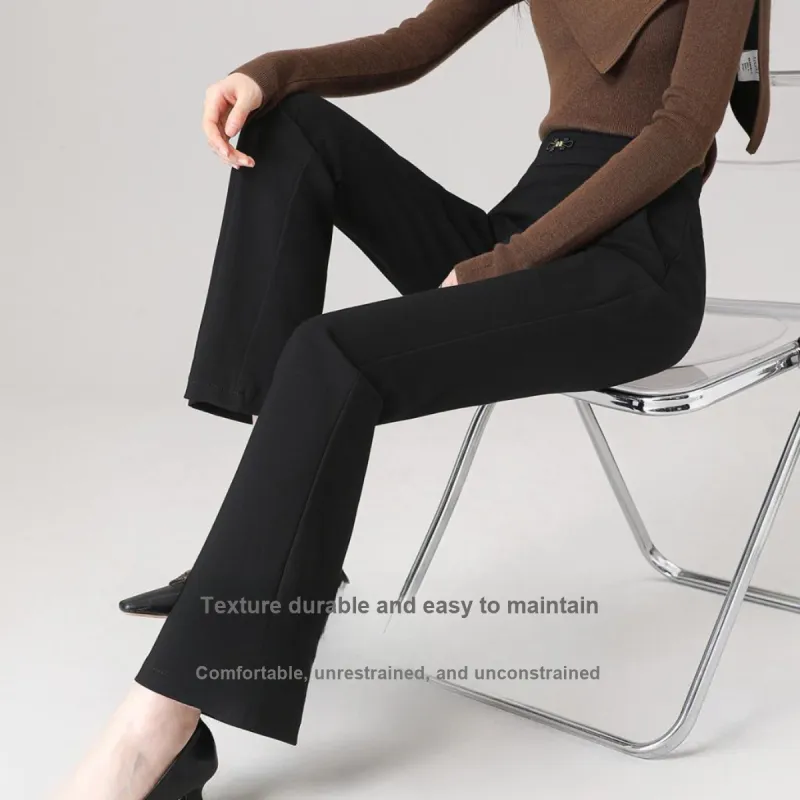 Like The Age Of Water Casual Pants Women's Black-2