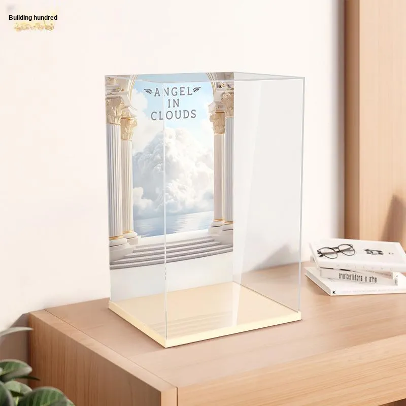 LIGHT YOUR BRICKS Compatibility Bubbles Matlabubu And ZIMOMO Vinyl Doll Display Case Model Accessories-11