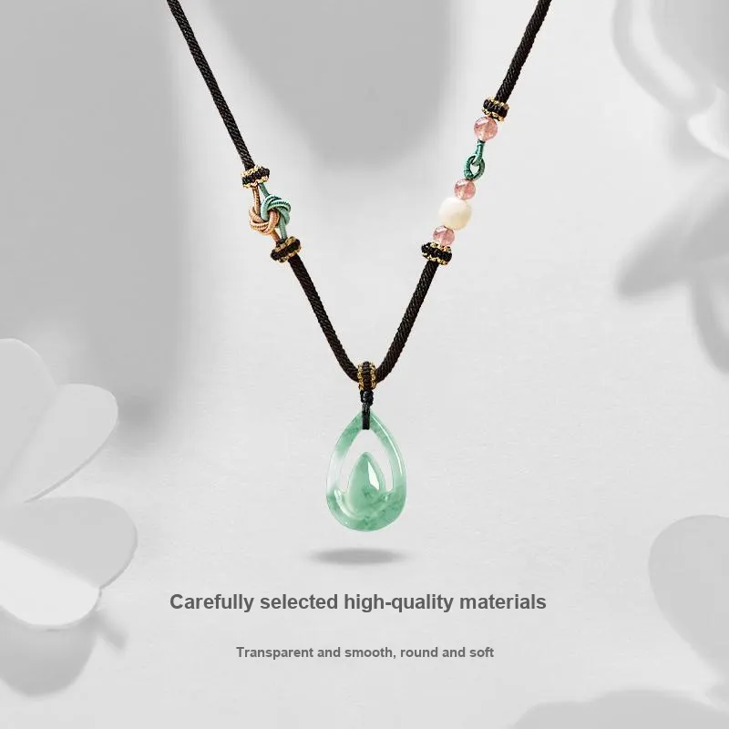JUICY GRAPE African Emerald Necklaces Unisex-2