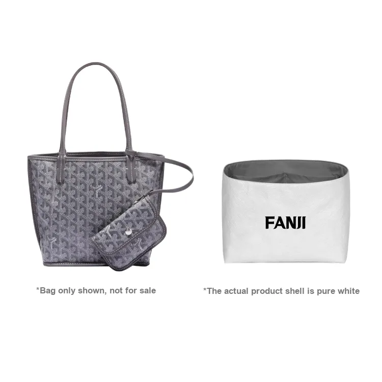 FANJI DuPont Paper Liner Bag For Storage And Organization Unisex Amber/Meteorite Gray/All Black-2