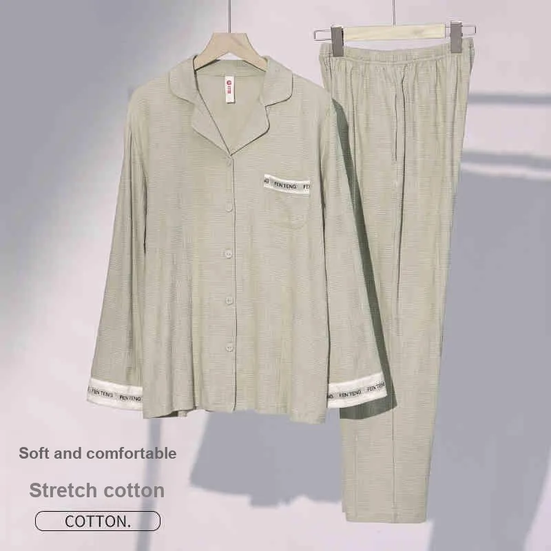 FENTENG Pajama Set Women's Pea Green-1