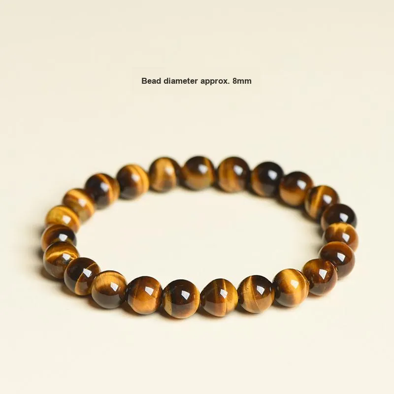 JIUHUASHAN Tiger's Eye Stone Bracelets Unisex-7