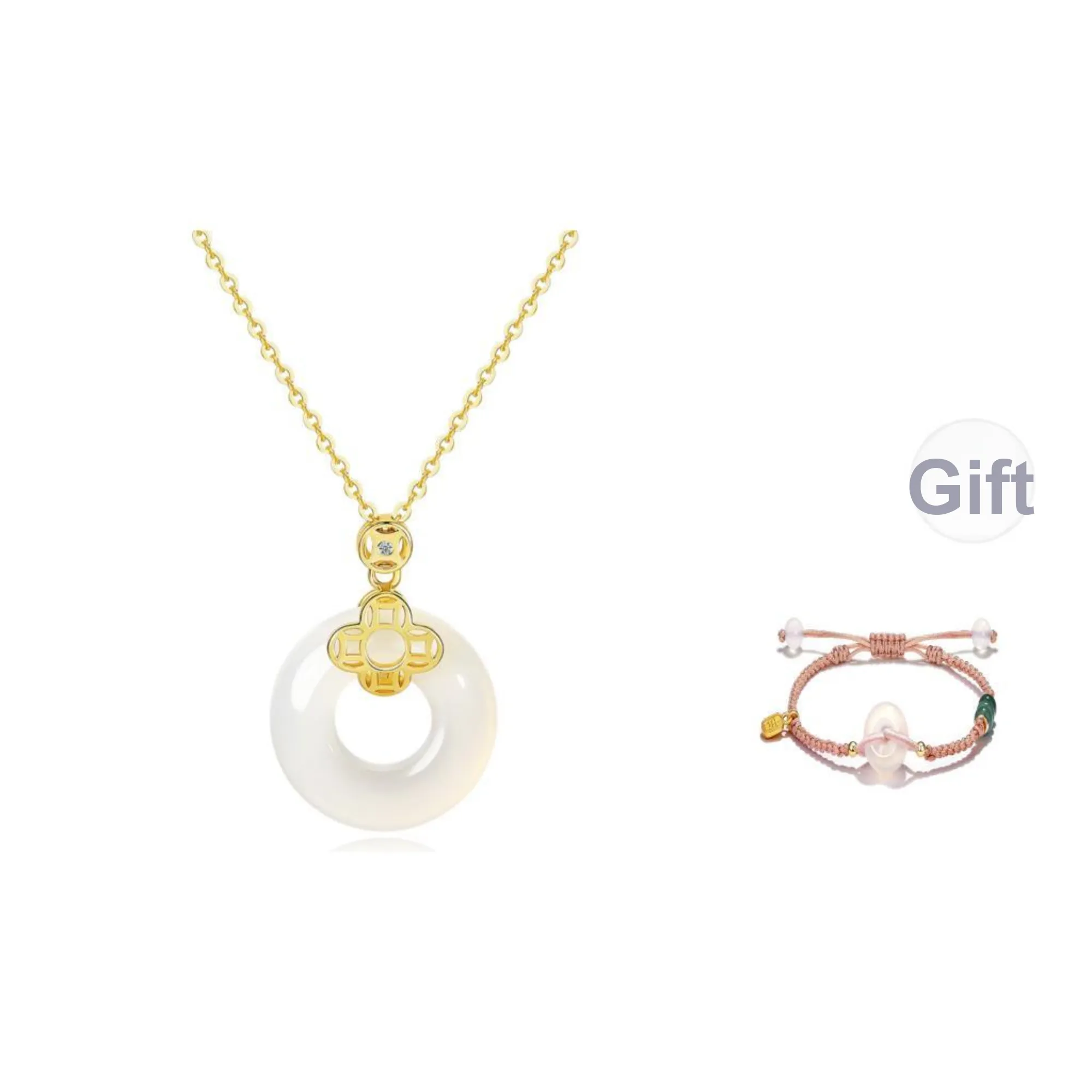 STYLEJING Agate Jade Necklaces Women's