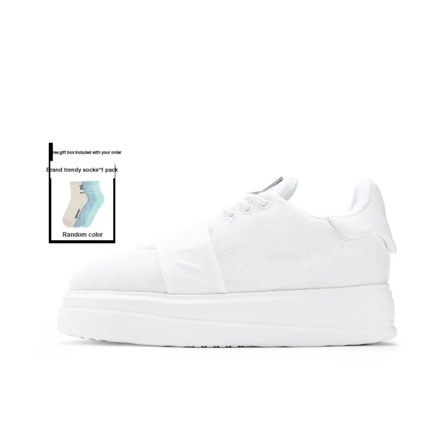 NORVINCY Низкий Топ Стильный Скейтбординг Унисекс Белый