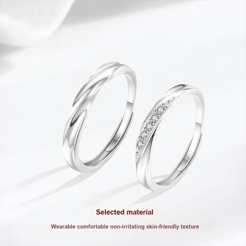 Master Kim Niche Luxury Design Advanced Touch Adjustable Opening Ring Unisex-4