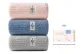 Towel 3 Pack, Pink+Blue+Gray