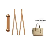 (Khaki) Mollie25 Shoulder Strap (2 Pack)+Khaki-Stress Relief Shoulder Pads (New Version More Invisible)