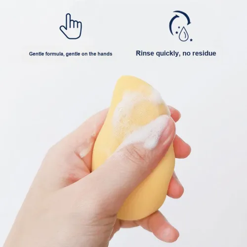 HUANMO Powder Puff Makeup Brush Makeup Sponge Cleaning Agent Mild