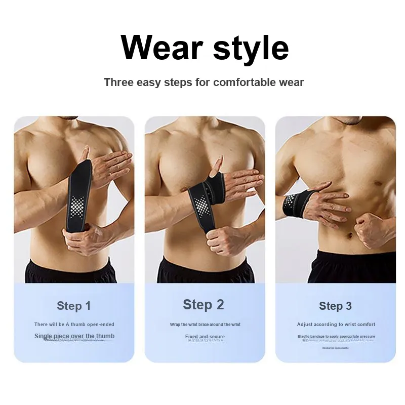 PEAK Wristbands Breathable, Thermal Protective, Rehabilitation, Compression, Slip Resistant-3