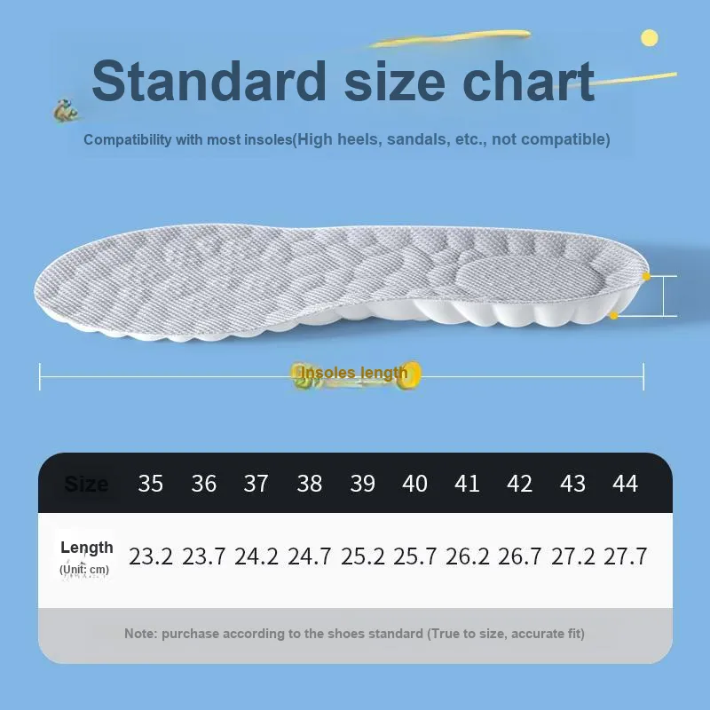 Footprint Tribe PU+Mesh Fabrics Insoles Unisex-4