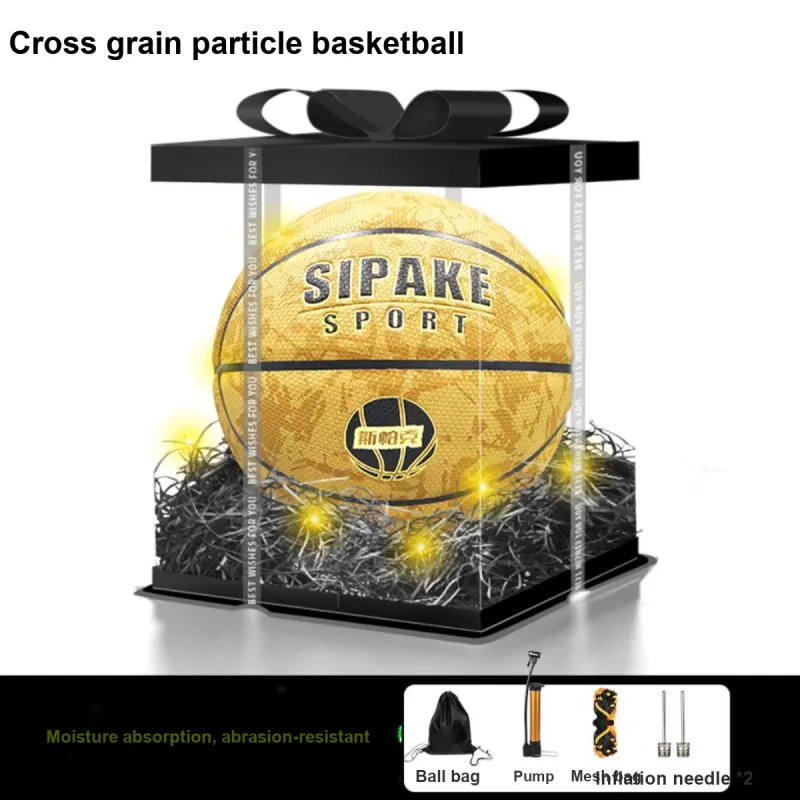 SIPAKESPORT Rubber Basketball Size 7 Training Unisex-6