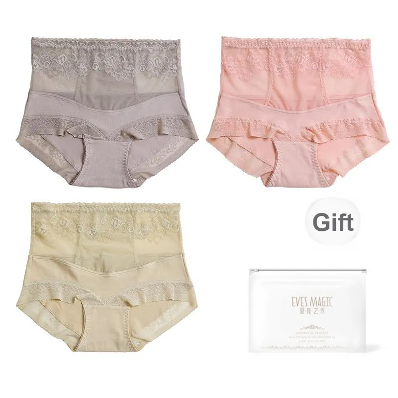 XIA.WA.ZHI.XIU Underpants Women's Shopping Bag 3 Pack-4