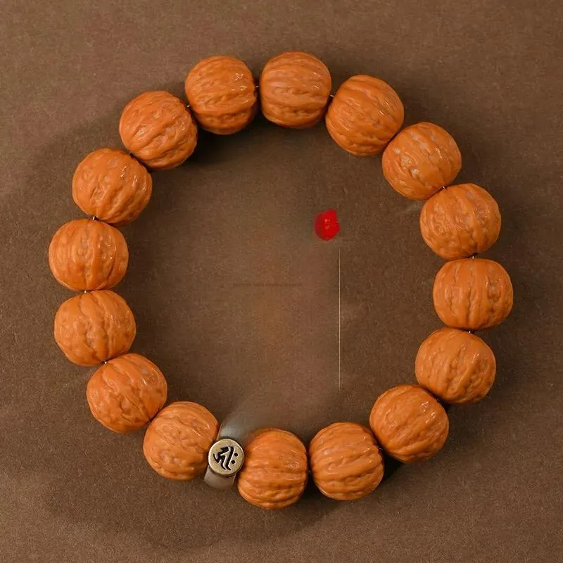 Harf Monkey Head Walnut Bracelets Unisex-2