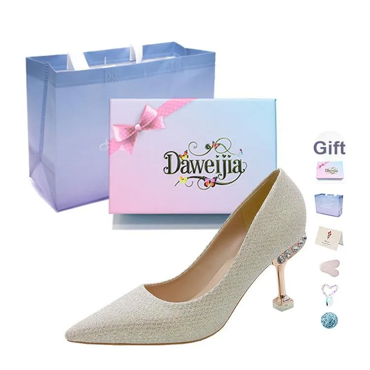 Dawei's House Slim Heel High Heels Women's Gift Box Set-15