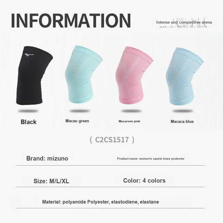 Mizuno Running Badminton Ice Fitness Unisex Polyester Polyamide Elastane Knee Pads-2