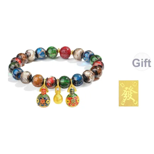 SHANRUI Естественный Цветной Глазурный Браслеты Унисекс