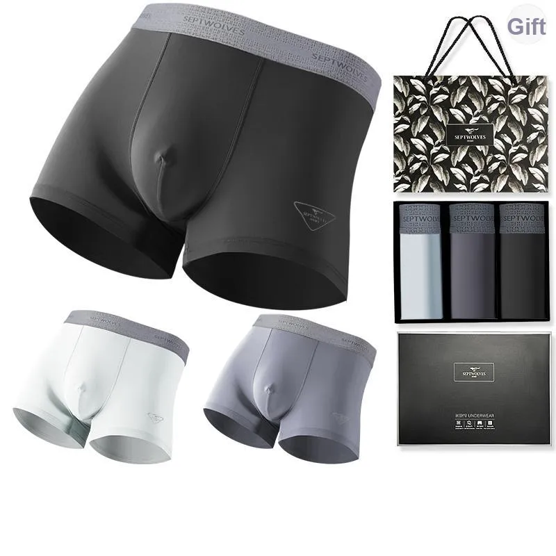 SEPTWOLVES Leggings Men's 3 Pack Gift Box Set+Shopping Bag