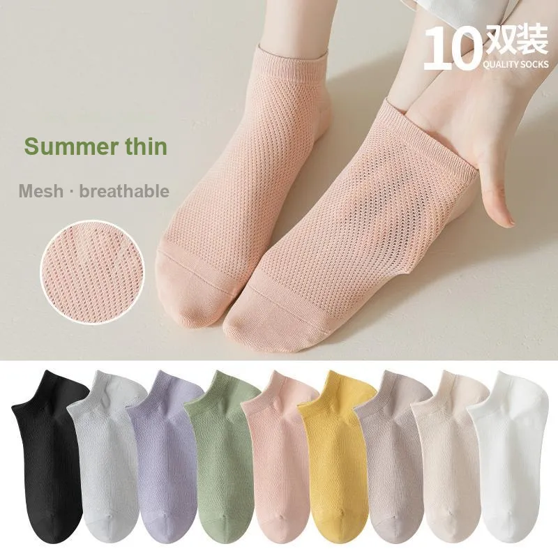 Lan Miao Ankle Socks Women's 10 Pack-2