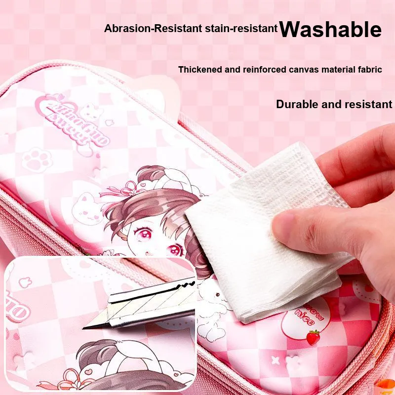 BUSHANGCHENYU Stress Relief Japanese Style Pencil Case Cute Pencil Case/pencil Box-2