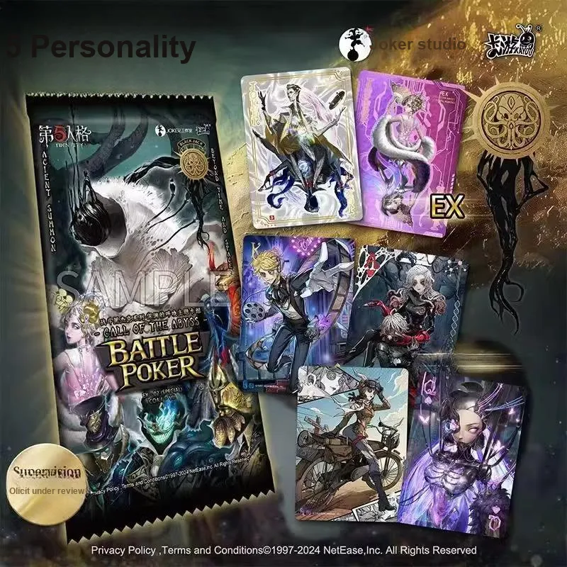 KAYOU x Identity V Battle Black Jack Card Combo Call Of The Abyss EX COA IP/Anime Cards 20 Packs/box-2