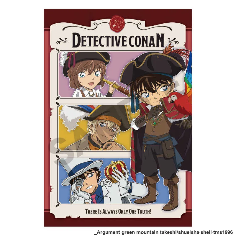 GuGuGuGu Crux Detective Conan Case Closed Crew Collection Postcard Set Anime / Games Postcards-1