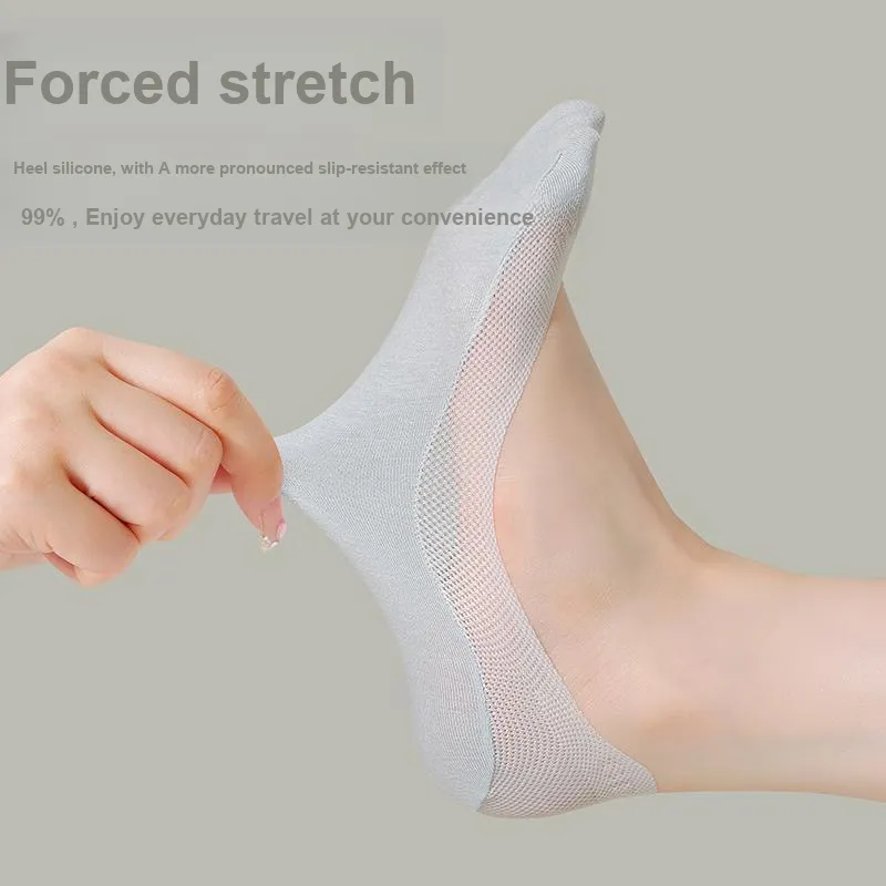 Lanza No Show Socks Women's 5 Pack-2