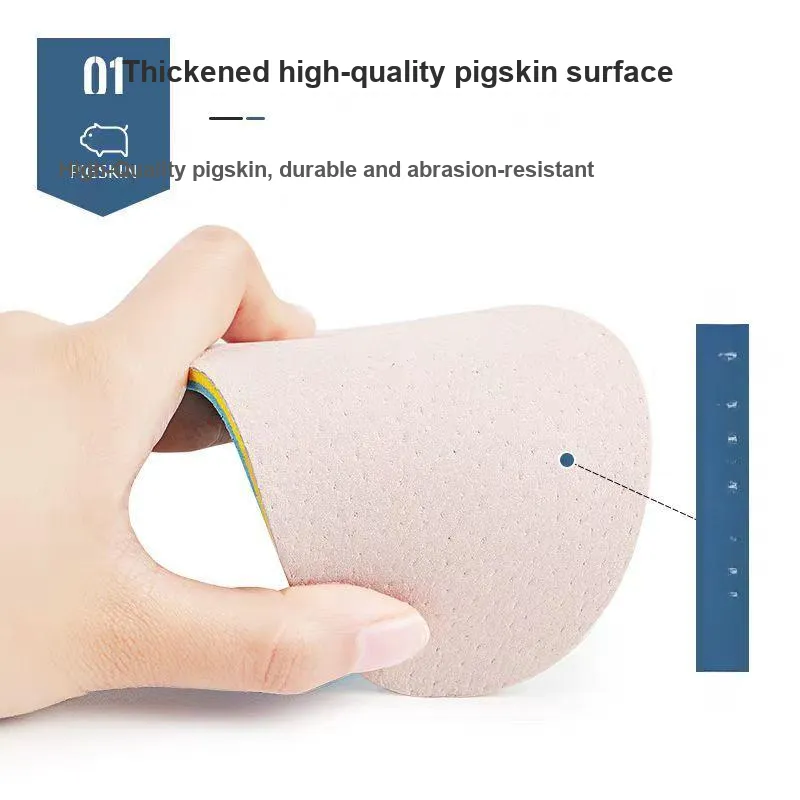 Maigaole Surface Pigskin, Oso Leather Bottom Insoles Unisex-2