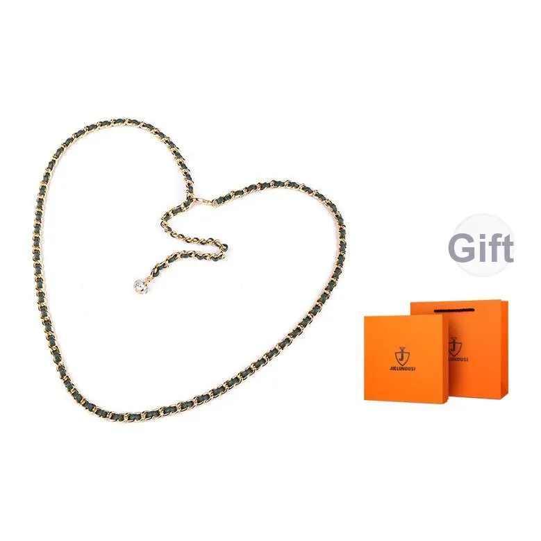 Jaylen Oos Стиль Instagram Декоративный Бизнес Костюм Кожаные Ремни Женские