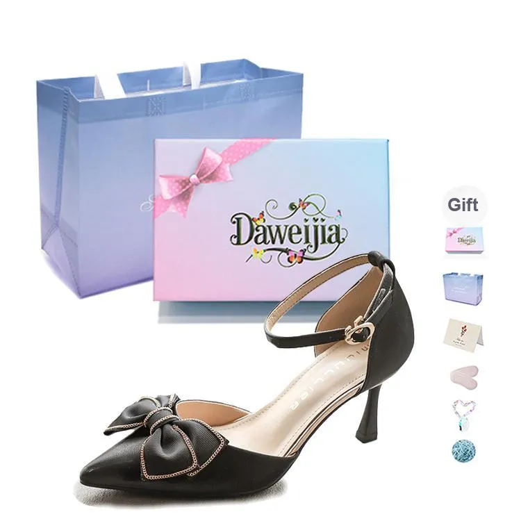 Dawei's House Slim Heel High Heels Women's Gift Box Set-4