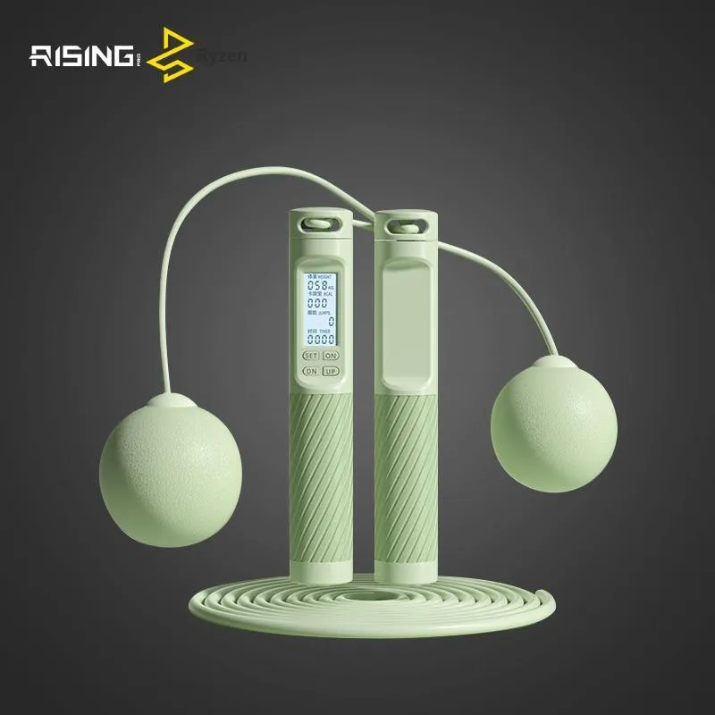 Ruisi Fitness Training Smart Counting Jump Ropes Adults PVC+Steel Wire Rope PVE+Silicone Controller 2800mm-1