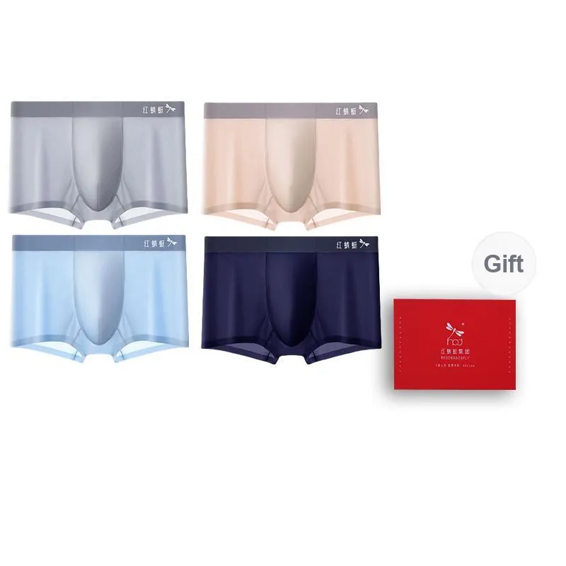 RED DRAGONFLY Underpants Men's 4 Pack Gift Box Set-9