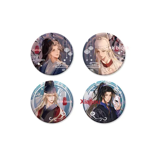 Aiman 'The Tyrant IS Sick' Радио Драма Серебряное Покрытие Значок Набор 2 Набора в одном пакете Мерч по IP