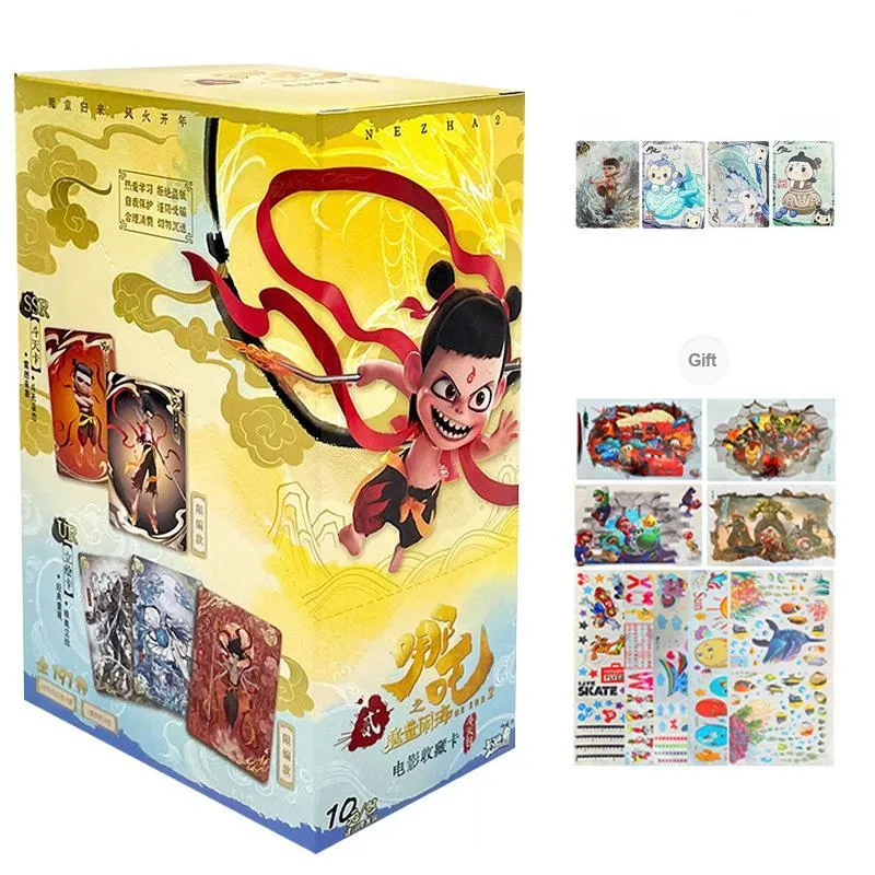 KAYOU Ne Zha The Magic Child Stirs The Sea Heavenly Battle Edition EX IP/Anime Cards Whole Box-5