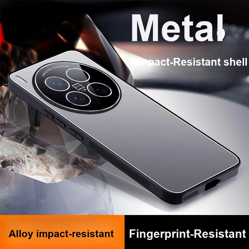 XUANCAISHI Metal Fully Enclosed Soft Edge Phone Cases Compatibility VivoX90s/x200/x100/y300t/s20pro/s19pro-1