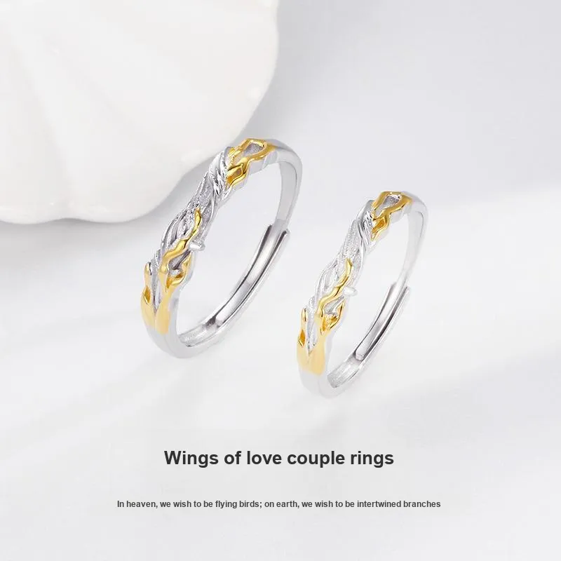CLARKIA FLOWER S999 Fine Silver Rings Unisex-1