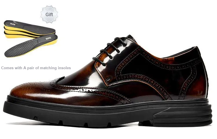1M8 Men's Casual Shoes Men Low Top Black/Blue/Brown-16