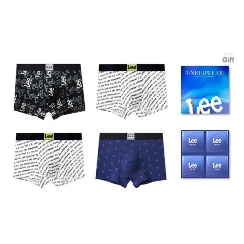 Lee совместный бренд модель нижнее белье подарочная коробка мужское 4 упаковки