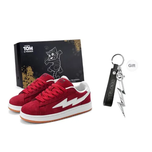 TALKING TOM Lightning Vengeance Storm Anti Slip And Wear Resistant Lightweight Low Top Skateboard Shoes Unisex
