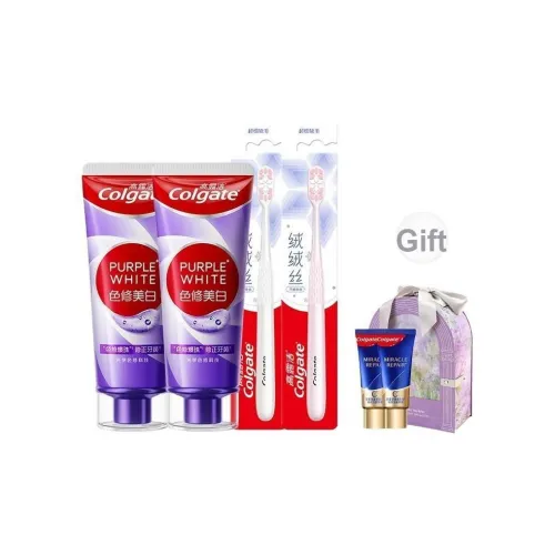 COLGATE Цвет Коррекция Фиолетово-белый Наборы для ухода Freshening Breath Чистка Teeth Удаление пятен