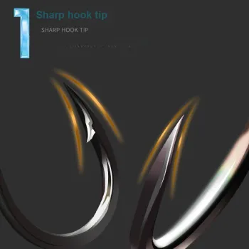 Wind Seals Fish Hook Tandem Hooks